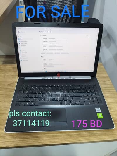 LESS USED HP 15 inch LAPTOP PERFECT CONDITION