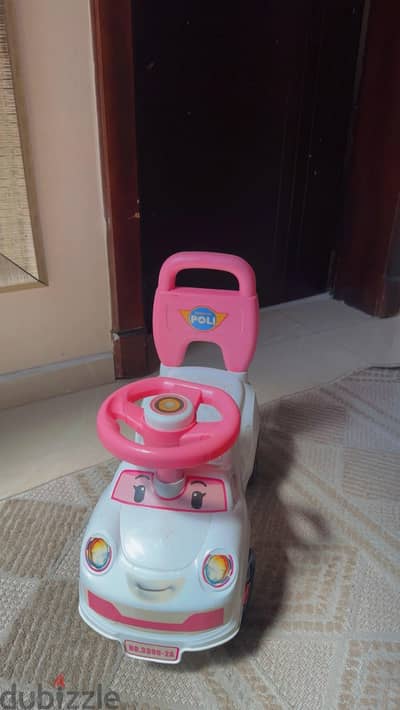 Kids riding car