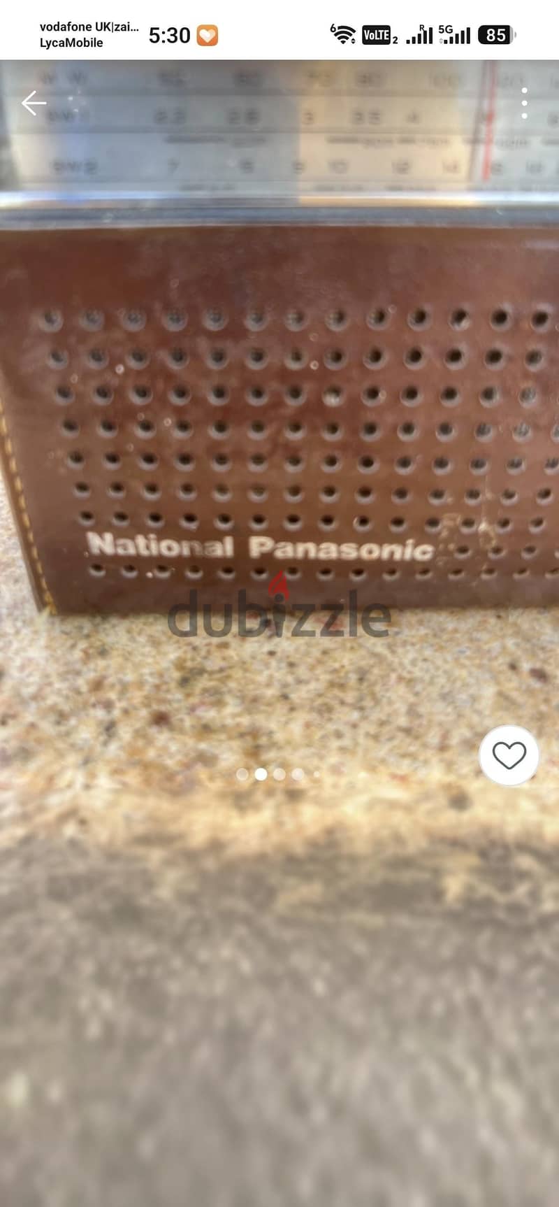 vintage Panasonic radio 3