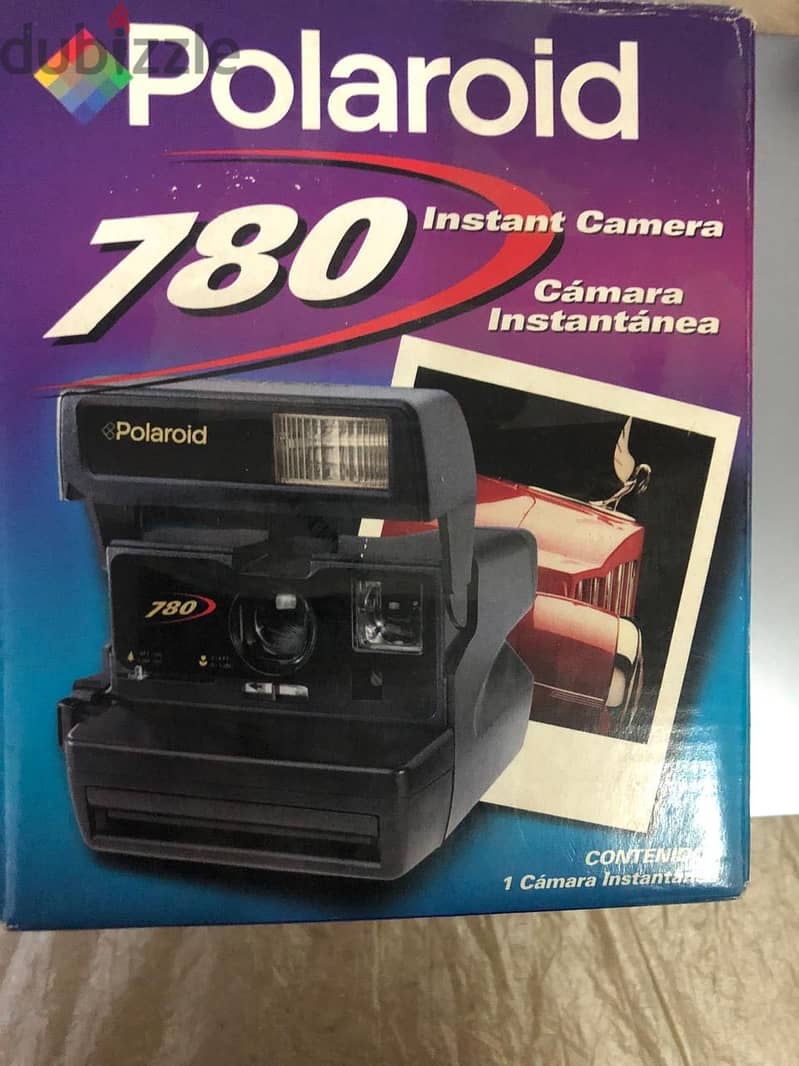 The Polaroid 780 is a vintage analog instant camera 1