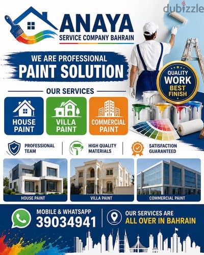 we providing house paint service call us 39034941