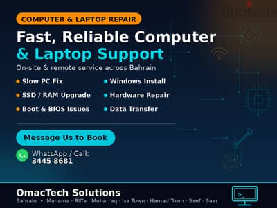Computer and Laptop Repair in Bahrain?