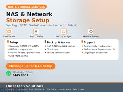 NAS and Storage Services in Bahrain