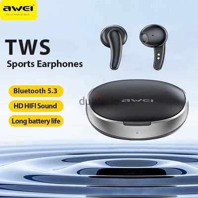 Awei T75 True Wireless Sport Earbuds