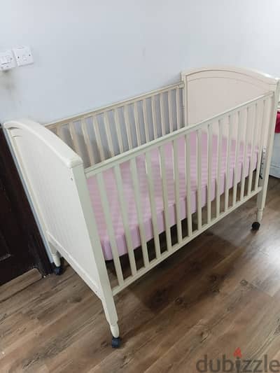 Junior Baby Cot with Matress