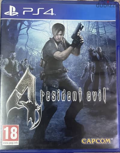 RESIDENT EVIL 4 IRIGINAL PS4 CD FOR GOOD PRICE NO SCRATCHES LIKE NEW