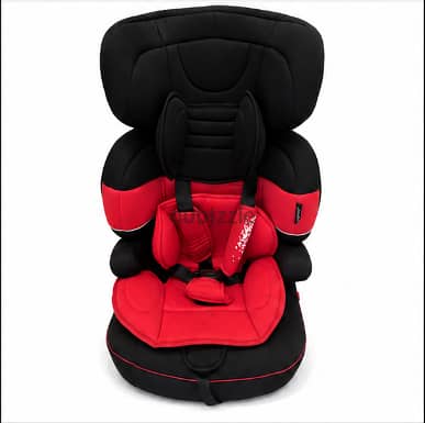 JUNIORS Car Seat – Black & Red