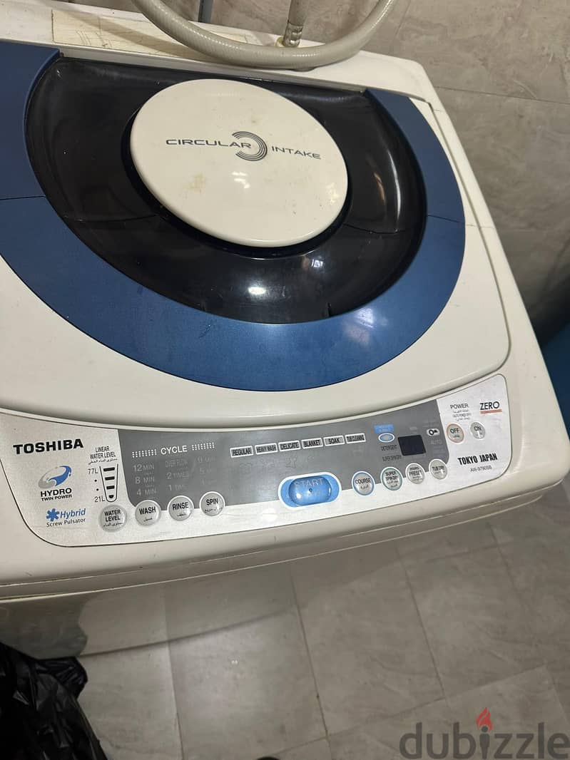 urgent sales washing machine toshiba 2
