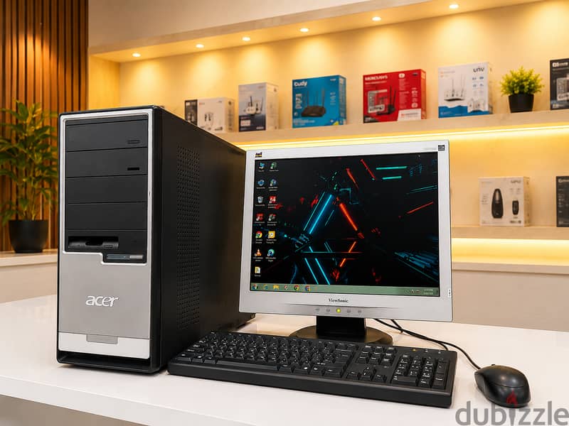 Acer CPU 17’Inch Monitor 2GB/80GB HDD Computer Set BD 18.000 only 2