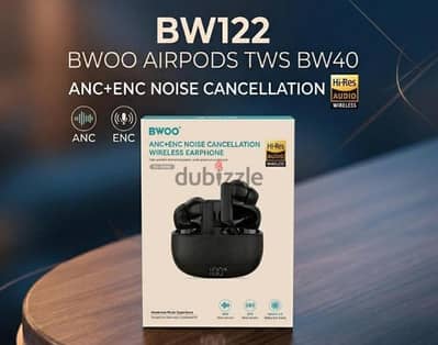 BWOO BW40 TWS earbuds ANC + ENC