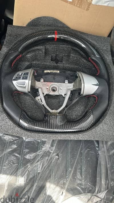 Carbon fiber sterring for lancer pajero new 70 bd