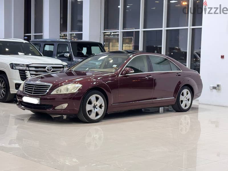 Mercedes-Benz S350 2009 Red 1