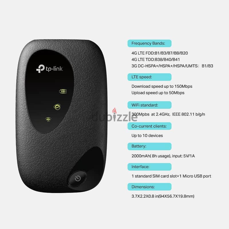 TP-Link M7200 4G LTE Mobile Wi-Fi router 1