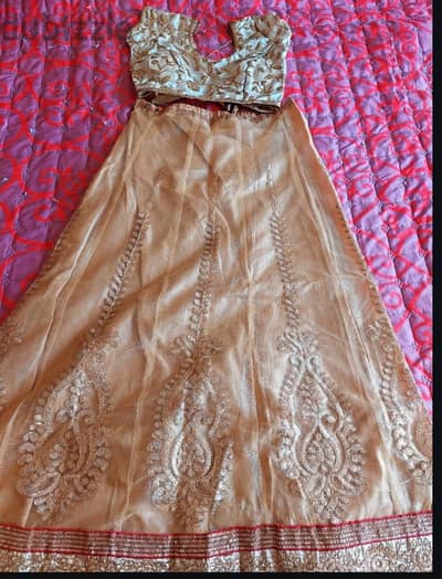 Ghagara choli size S/M stitched already