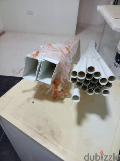 electrical pipes and trunks
