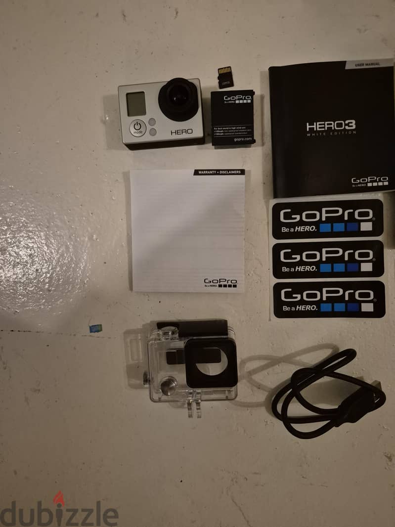 GoPro Hero 3 White Edition Bundle - Complete Kit for Sale 2