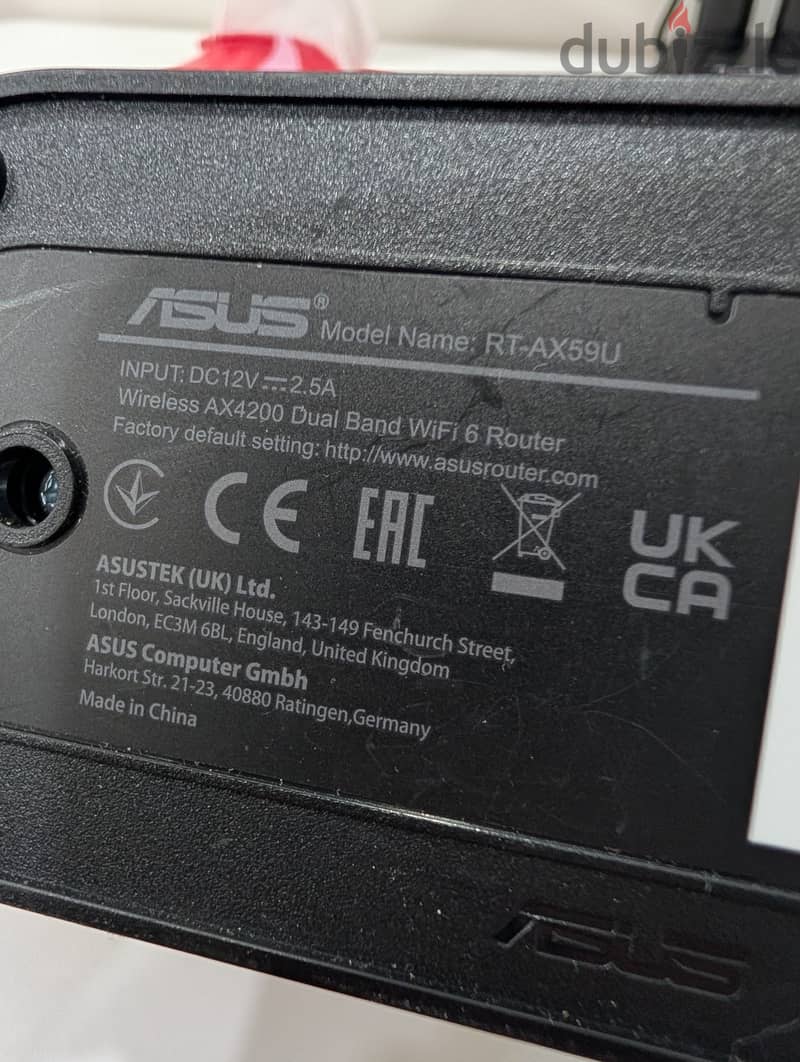 Asus RT-AX59U Wifi 6 Router 1