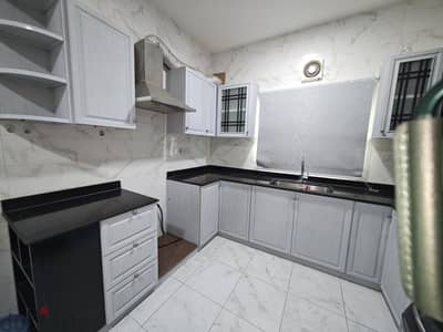 Aluminium kitchen.