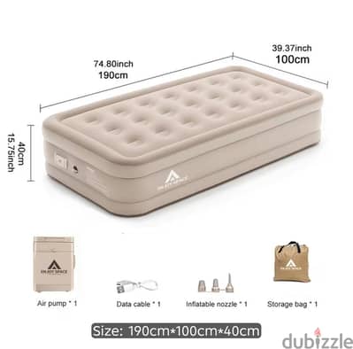 Air mattress bed