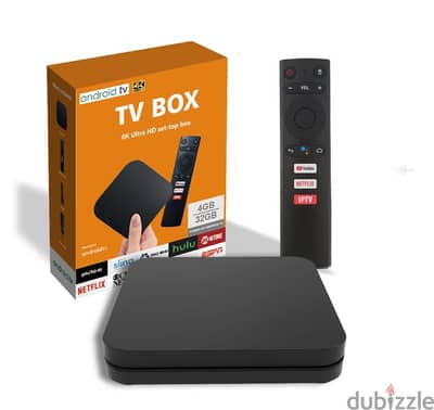 4K Android TV BOX RECIEVER/TV channels without Dish/Smart TV BOX