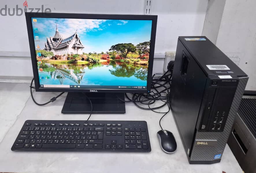 Lowest Price Offer DELL Core i5 Computer Full Set + DELL Wide Monitor 2
