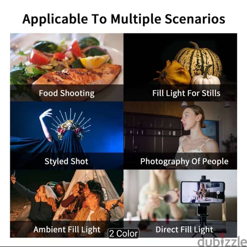 Portable LED & RGB Photography Fill Light | Adjustable Brightness & Co 6