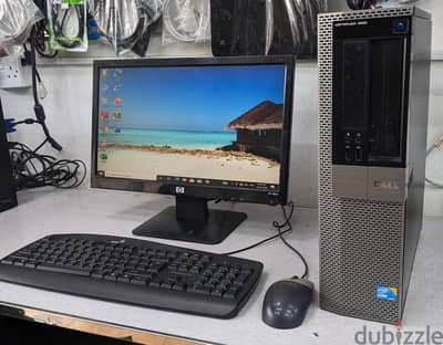 Core i5 PC with Monitor 8GB RAM SSD 10x Fast Working MS Teams,Zoom