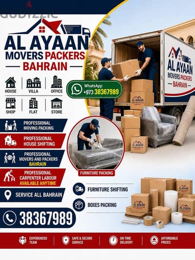 Al Ayaan Mover packers Bahrain Villa Apartment Flat store etc