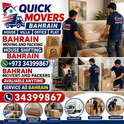 MOB:34399867 Home moving packing company in bahrain villa mover packer
