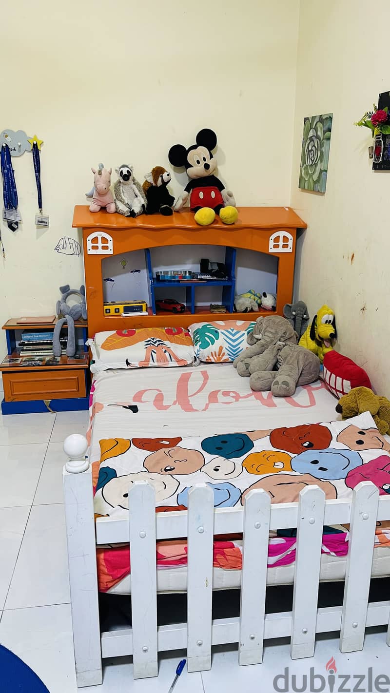bed kids study table 2