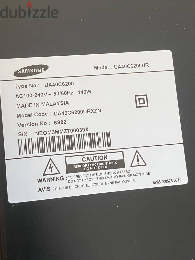 Tv samsung 40 inch touch 3