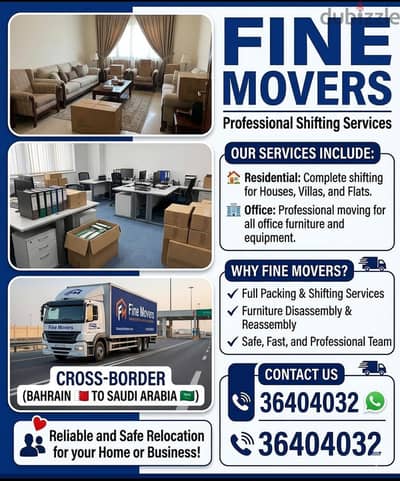 ​ Fine Movers: Professional Shifting Services ​Whether you are movin