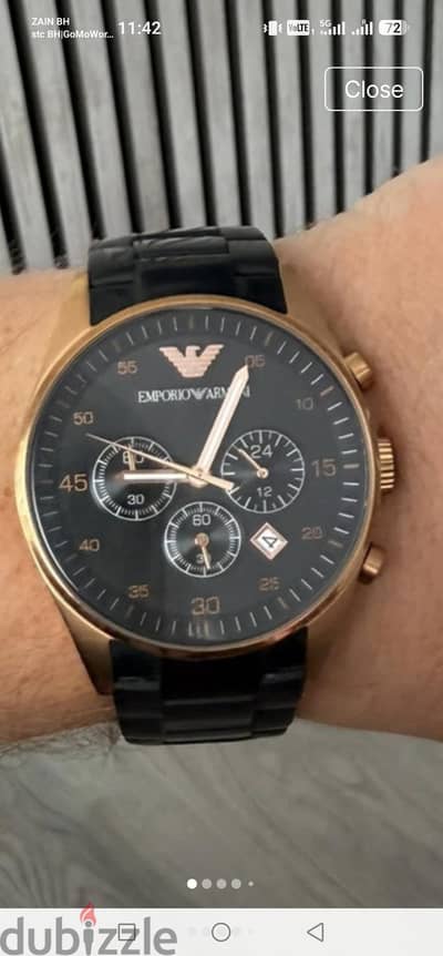 Armani sports watch