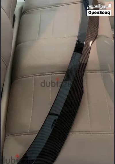 VW golf rear roof spoiler carbon fiber