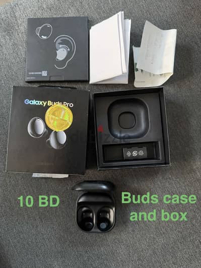 Galaxy buds pro case and box