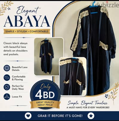 Beautiful Abaya for sale 4bd