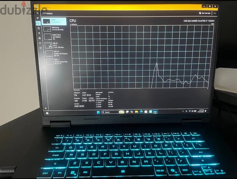 Gaming Laptop i7 13900H NVIDIA 16GB 1TB SSD 5