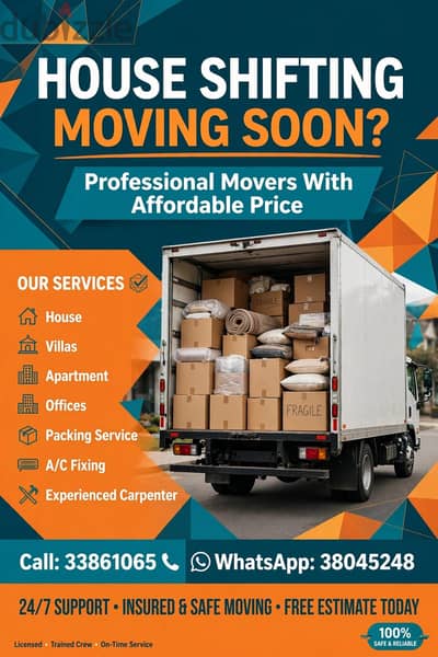 Moving Assistance for Bahrain Apartments & Villas