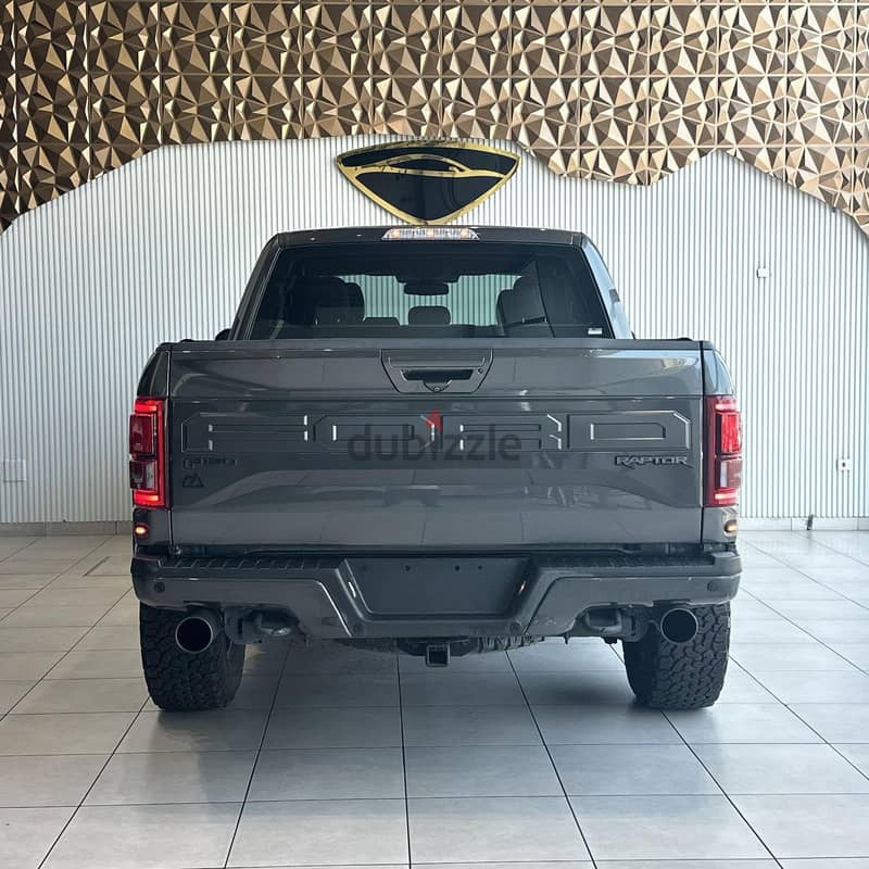 FORD RAPTOR 4X4 V6 2018 BLACK 3