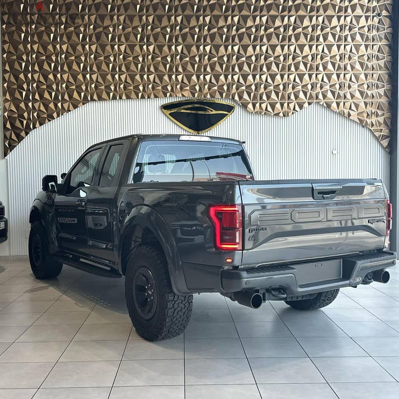 FORD RAPTOR 4X4 V6 2018 BLACK 5