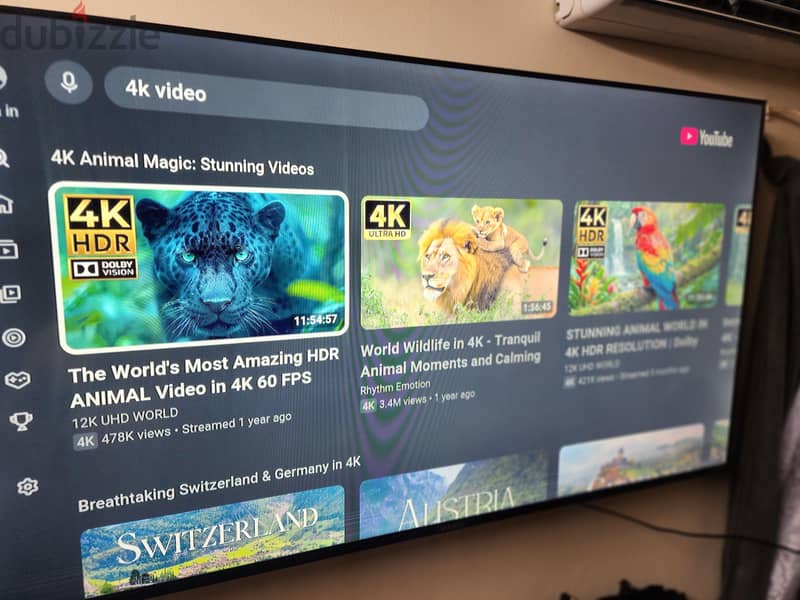 mega brand 57 inches smart tv 4k 2