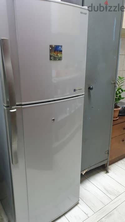 Sharp SJ-K30S-SL Double Door Fridge Freezer – 278 Liters