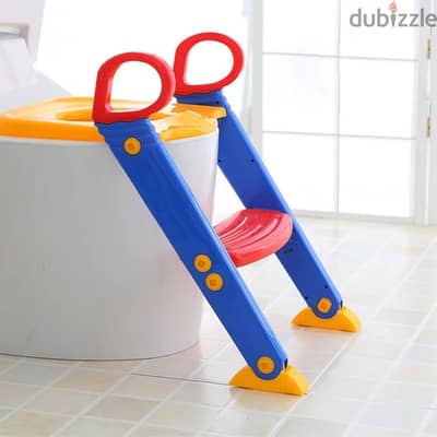مقعد مرحاض للأطفال مع سلم Foldable Kids Toilet Seat