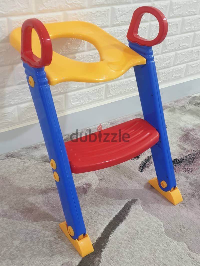 مقعد مرحاض للأطفال مع سلم Foldable Kids Toilet Seat 1