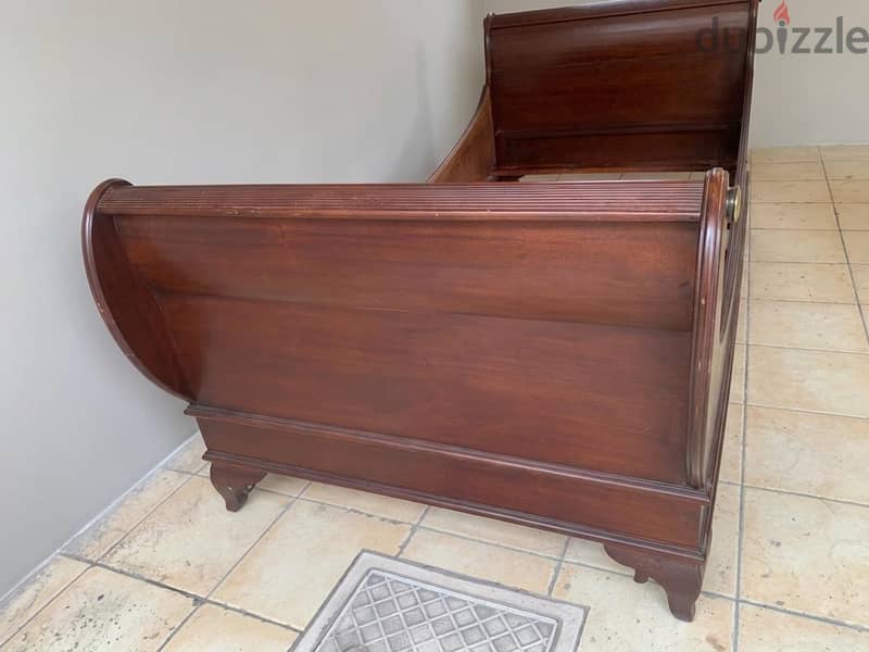 Large Single Bed Frame (Wood) 3