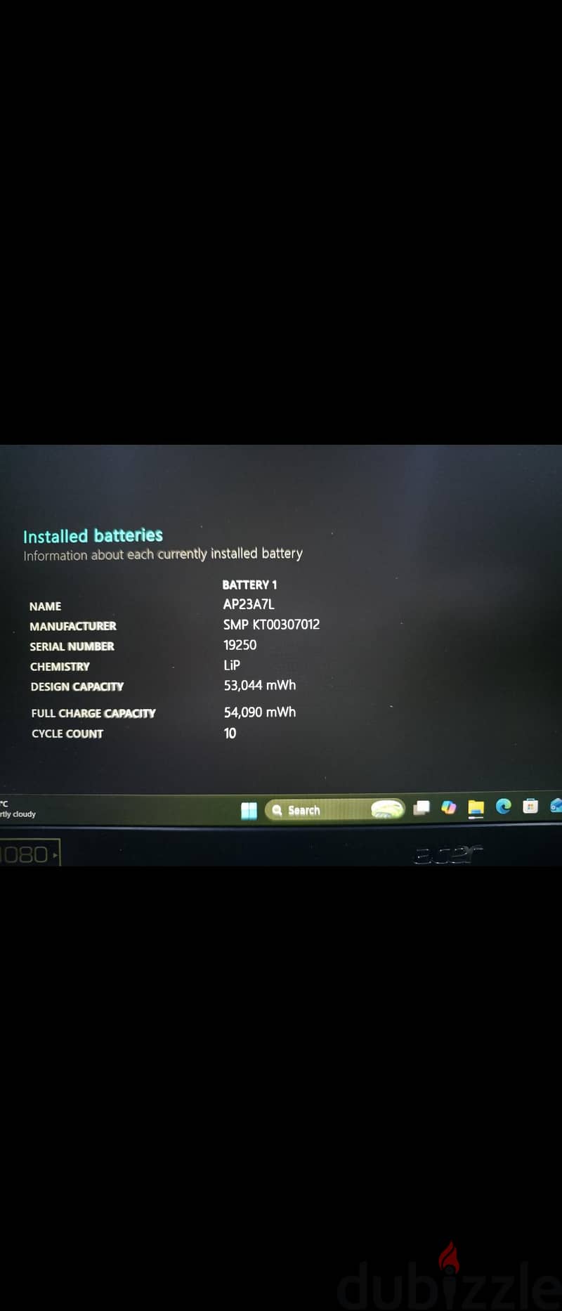 Acer Aspire 15 4