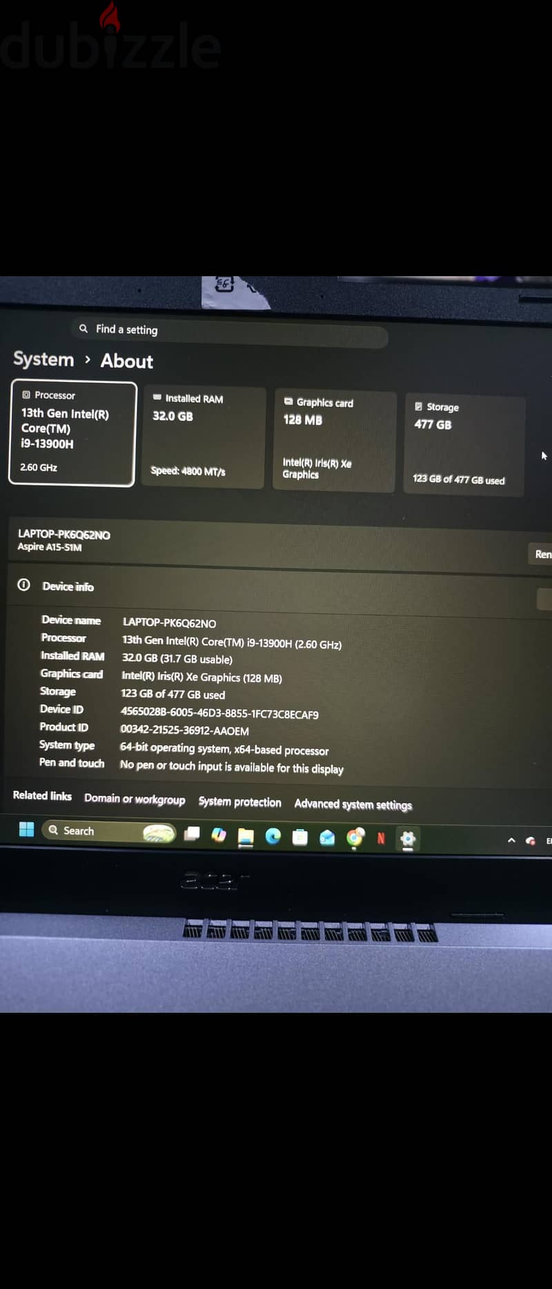 Acer Aspire 15 7