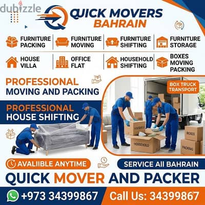 best shifting packing bahrain MOB:34399867 company safe movers packers