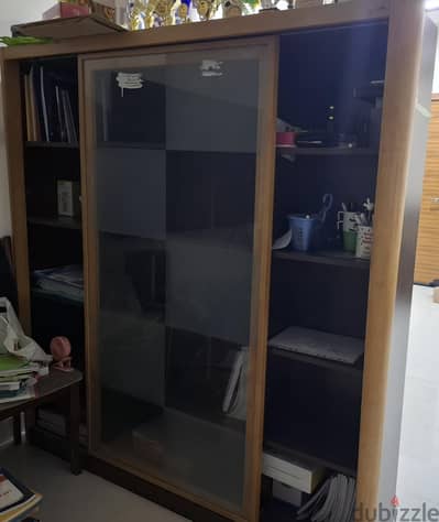 Sturdy wooden cupboard for urgent sale - great condition