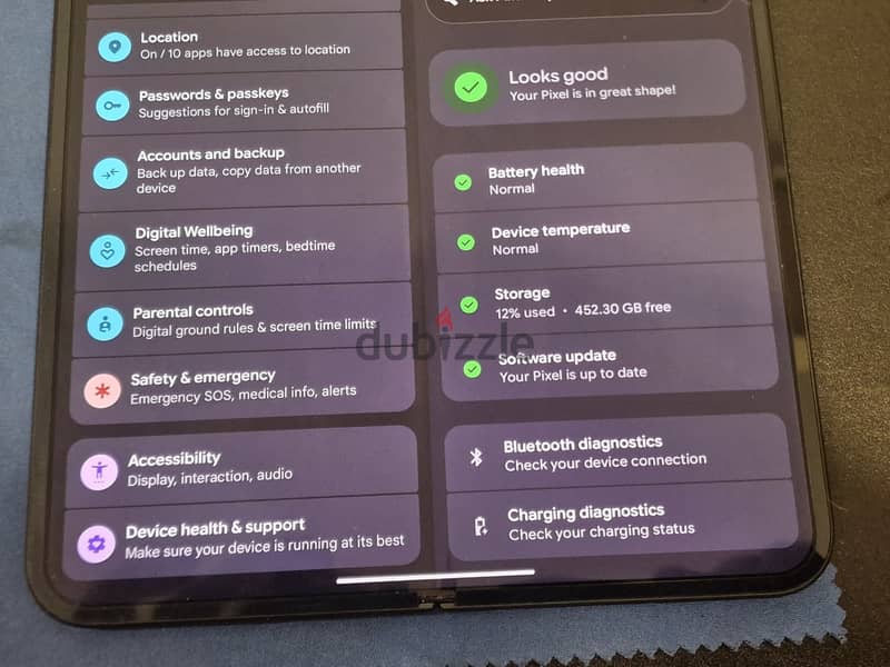 Google Pixel 9 Pro Fold 512GB Obsidian international 9